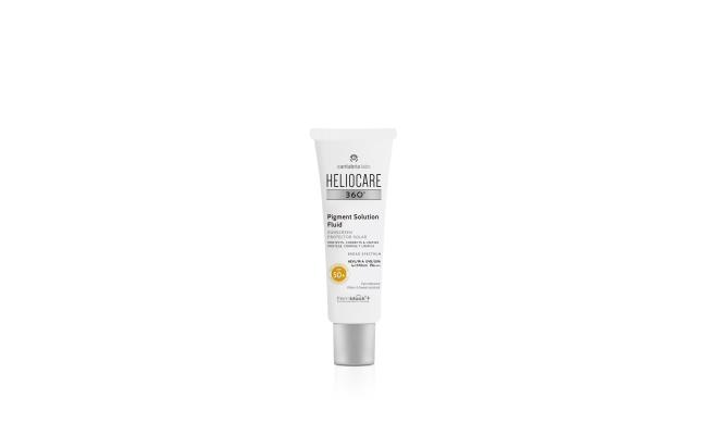 Heliocare 360 Pigment Solution Fluid SPF 50  واقي شمس هيليوكير للبشرة المعرضة للتصبغات والبقع الداكنة